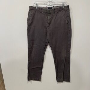 J.Crew The Sutton Stretch Chino Pants Mens 34x30 Charcoal Gray Slim